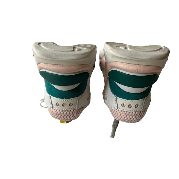 Brandblack Saga Chunky Dad Sneakers in Green, Pink and White Size 4 - Picture 10 of 16